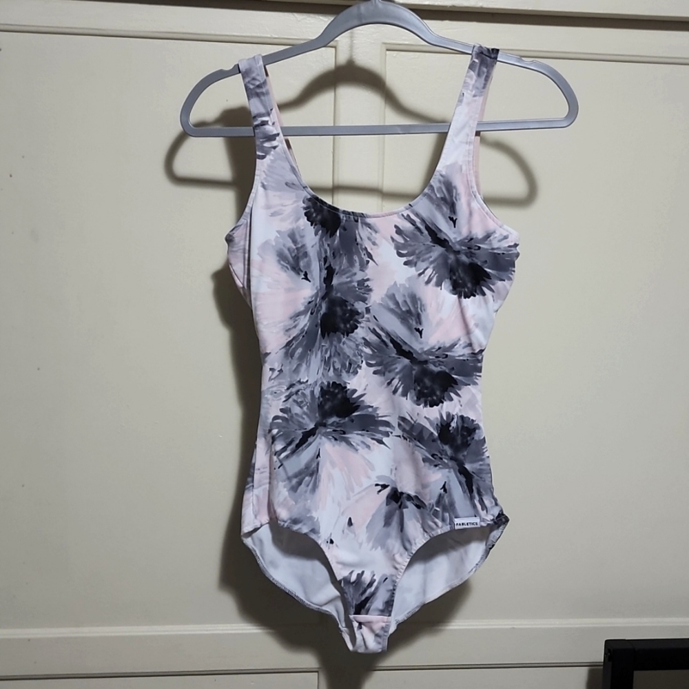 Fabletics one piece floral bodysuit